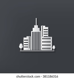 Real estate design on clean background,vector