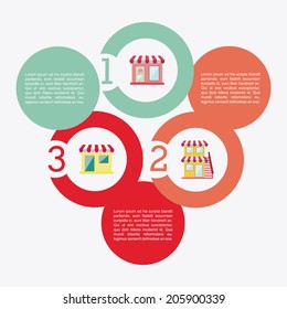 real estate design over background vector illustration