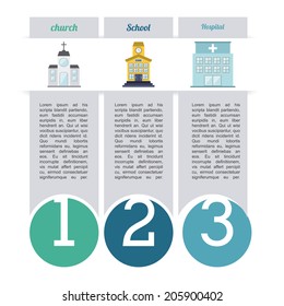 real estate design over background vector illustration