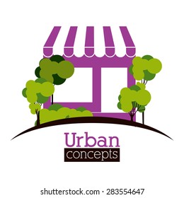 Real Estate  design over white backgound, vector illustration 
