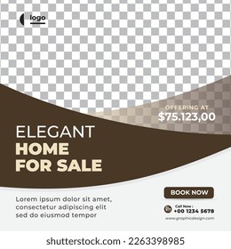 Vorlage für Real Estate Design, Vektorgrafik 