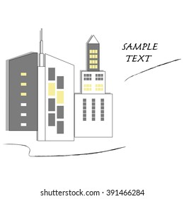 Real estate design. vector