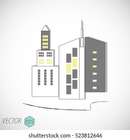 Real estate design. vector