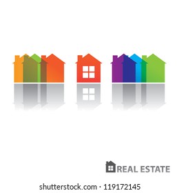 Real estate design. Vector concept