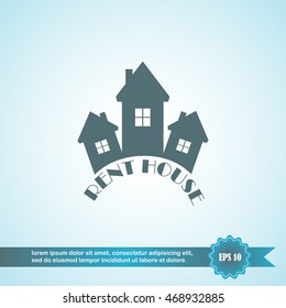 Real estate design. Vector concept