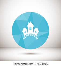 Real estate design. Vector concept