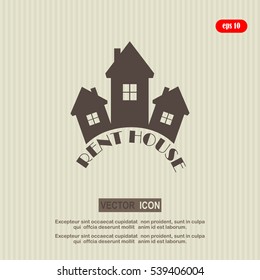 Real estate design. Vector concept