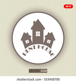 Real estate design. Vector concept