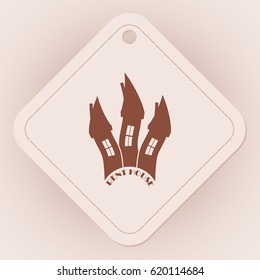 Real estate design. Vector concept