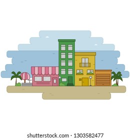 Real estate design, vector illustration eps10 Vector