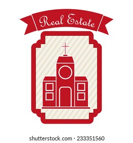 real estate design , vector illustration