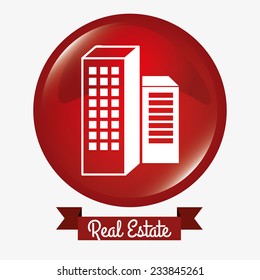 real estate design , vector illustration