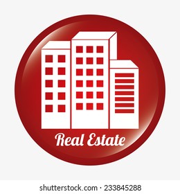 real estate design , vector illustration