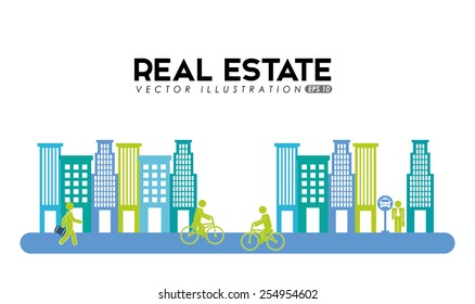 real estate design, vector illustration eps10 graphic 