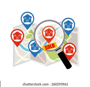 real estate design, vector illustration eps10 graphic 