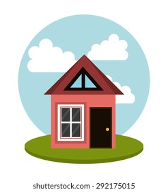 Real estate design, vector illustration eps 10.