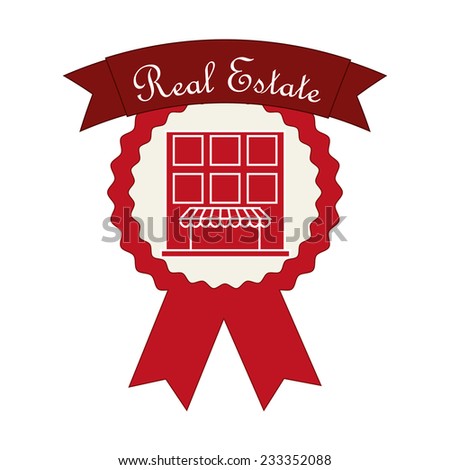 real estate design , vector illustration