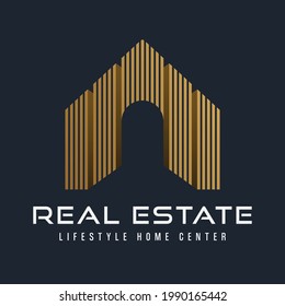 Real estate development design logo vector.