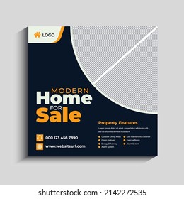 Real estate and development social media post template