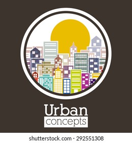 Real Estate digital design, vector illustration eps 10