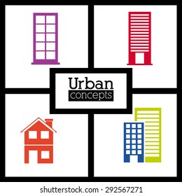 Real Estate digital design, vector illustration eps 10