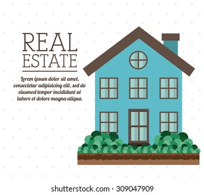 Real Estate digital design, vector illustration eps 10