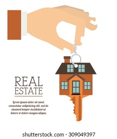 Real Estate digital design, vector illustration eps 10