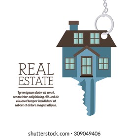 Real Estate digital design, vector illustration eps 10