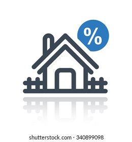 Real Estate Discount Vector Icon