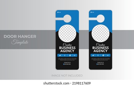 Real Estate Door Hanger Design Template