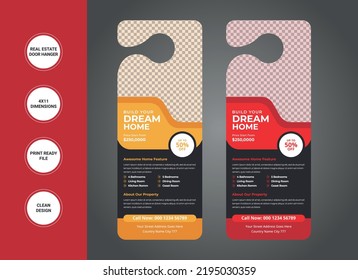 Real Estate Door Hanger Template