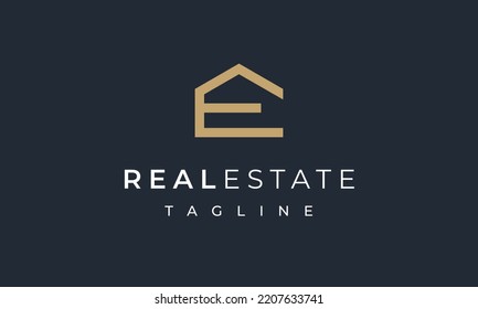 Real Estate - E House Logo Design