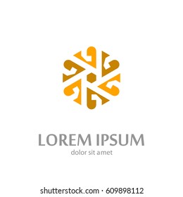 Real estate elegant lowercase flat logo design template