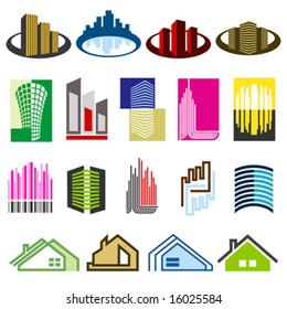 Real Estate. Elements for design. Vector illustration.