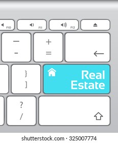 Real Estate Enter Button Keyboard
