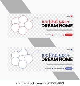 Real estate facebook cover design