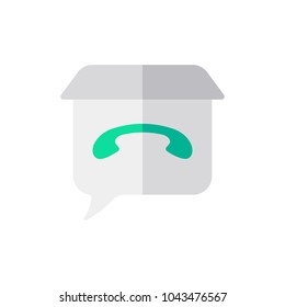 Real estate feedback icon flat symbol. Isolated vector illustration of  icon sign concept for your web site mobile app logo UI design.