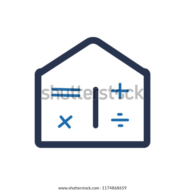 Real\
estate financial icon, Mortgage Calculation\
Icon