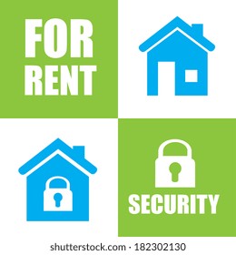Real estate flat design, vector illustration