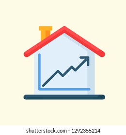 Real Estate Flat Icon Vector Graphic Download Template Modern