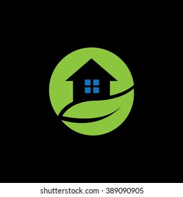 Real estate flat logo
