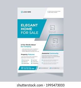 Real Estate Flyer, A4 Vector Flyer