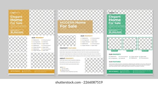 Real Estate Flyer, Brochure,Postcard,Corporate Flyer,School Flyer Design Template