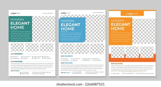 Real Estate Flyer, Brochure,Postcard,Corporate Flyer,School Flyer Design Template