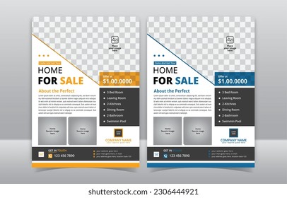 
Real Estate Flyer Design bundle, property sale flyer design, flyer design for rent. residential flyer template