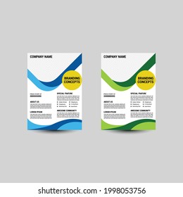 Real Estate Flyer Design Template Business abstract vector template Vector illustration school flyer design 