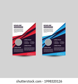 Real Estate Flyer Design Template Business abstract vector template Vector illustration school flyer design 