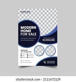 Design-Vorlage für Immobilien-Flyer