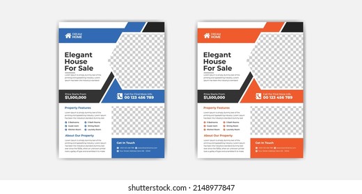 Plantilla de diseño de volante inmobiliario 