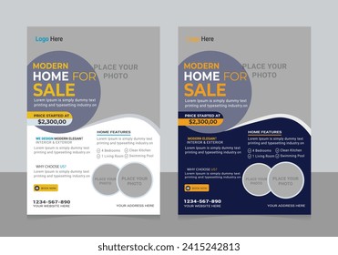 Real estate Flyer Design, Real Estate flyer template, Flyer Design template, Home Sale Flyer Design